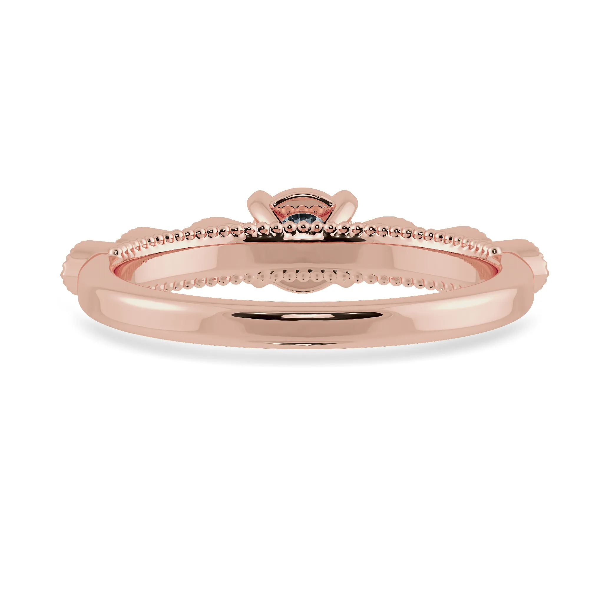 0.70cts. Solitaire 18K Rose Gold Ring with Marquise Cut Diamond JL AU 2011R-B