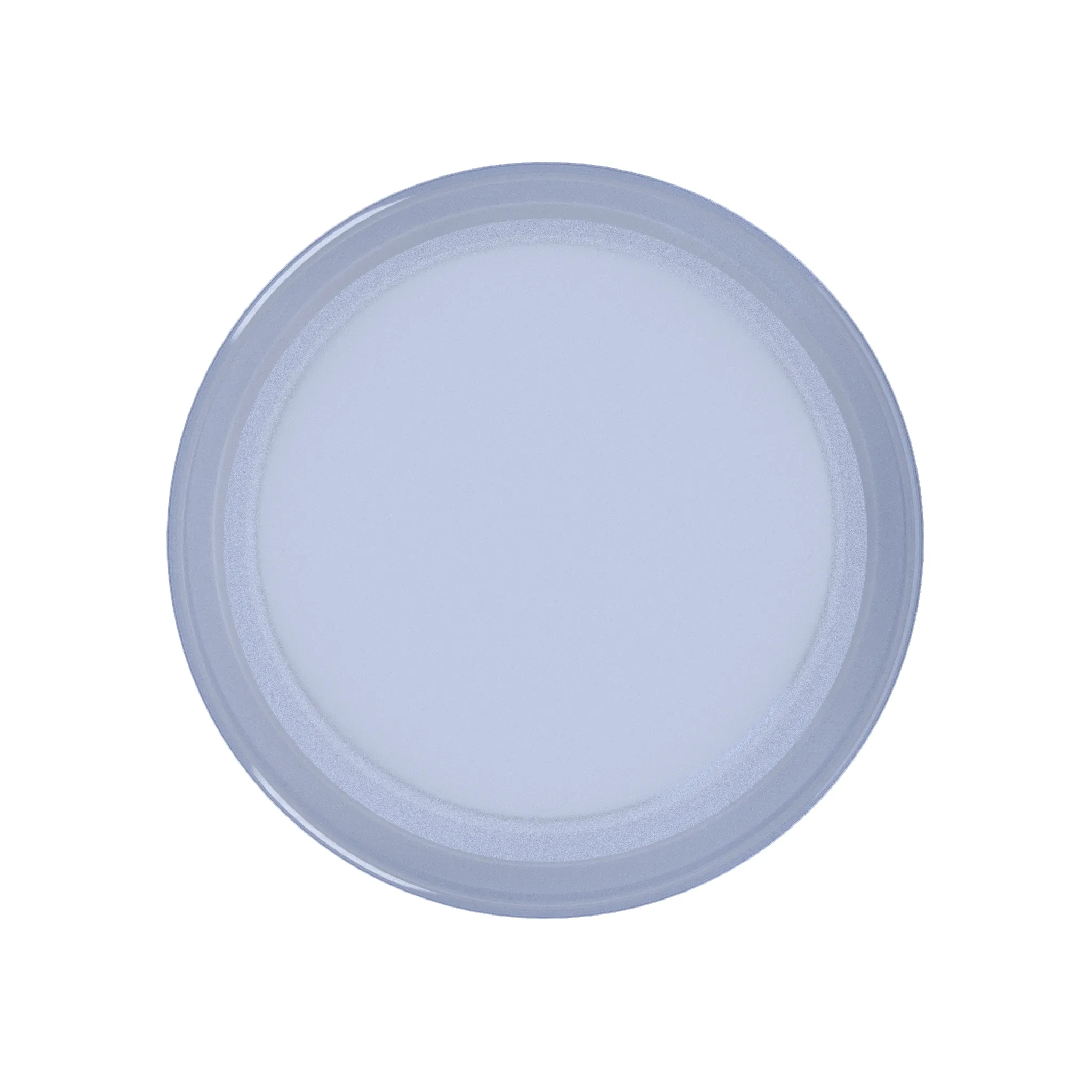 1-1/2 in. External Flat PVC End Cap, Furniture Grade - Clear