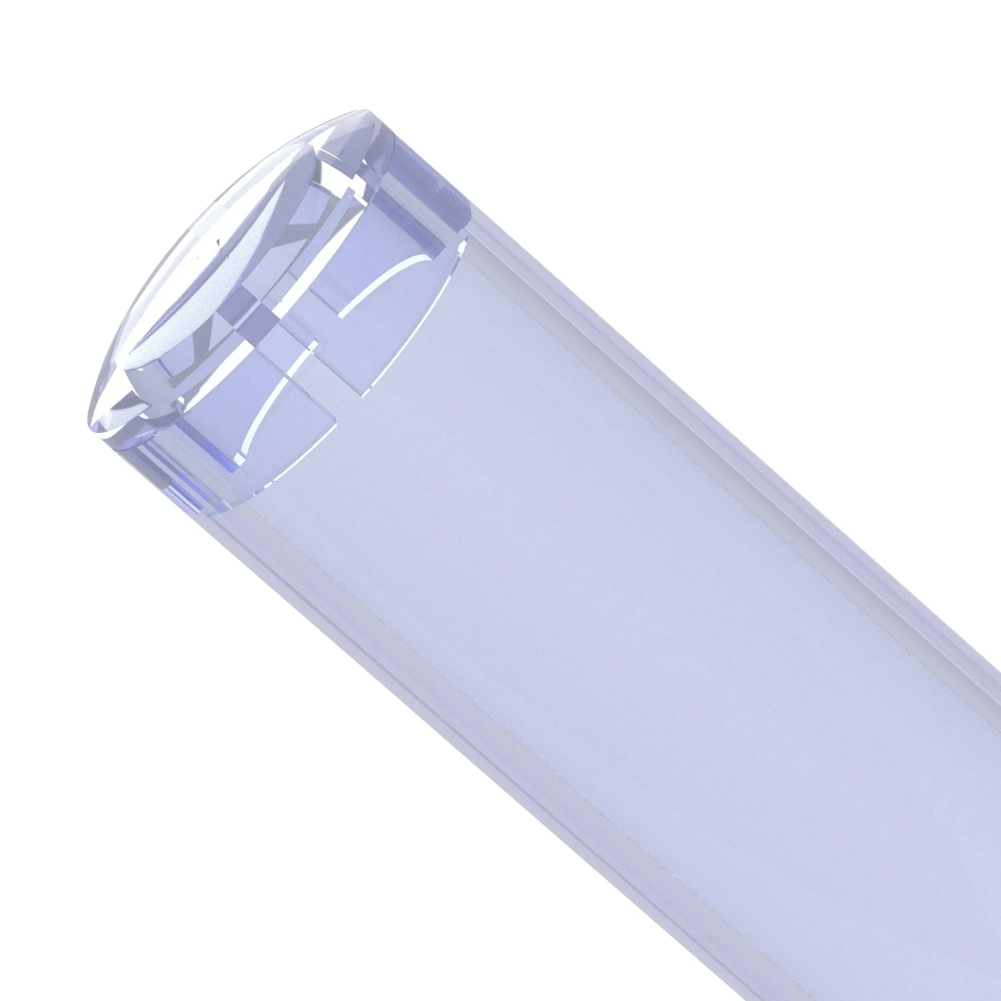 1/2 in. Internal PVC Dome Cap, Furniture Grade - Clear