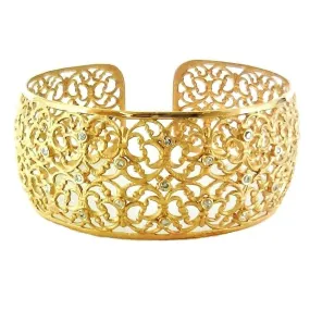 14K Gold & Diamond Cuff - M2512
