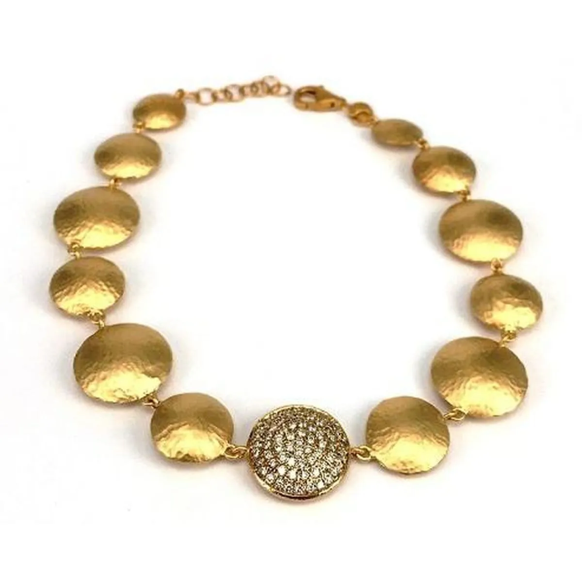 14K Gold & Diamond Cuff - M5761