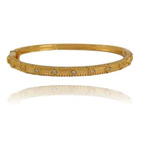 14K Gold & Diamond Cuff - M8254