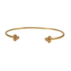 14K Gold & Diamond Cuff - M8893