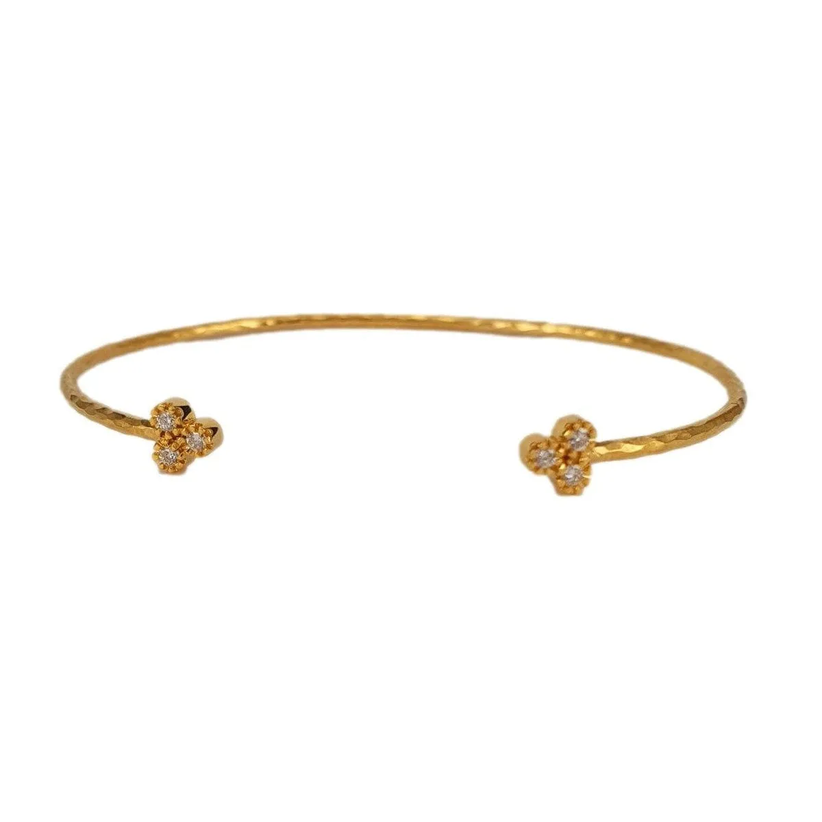 14K Gold & Diamond Cuff - M8893
