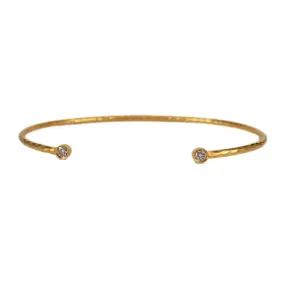 14K Gold & Diamond Cuff - M8894