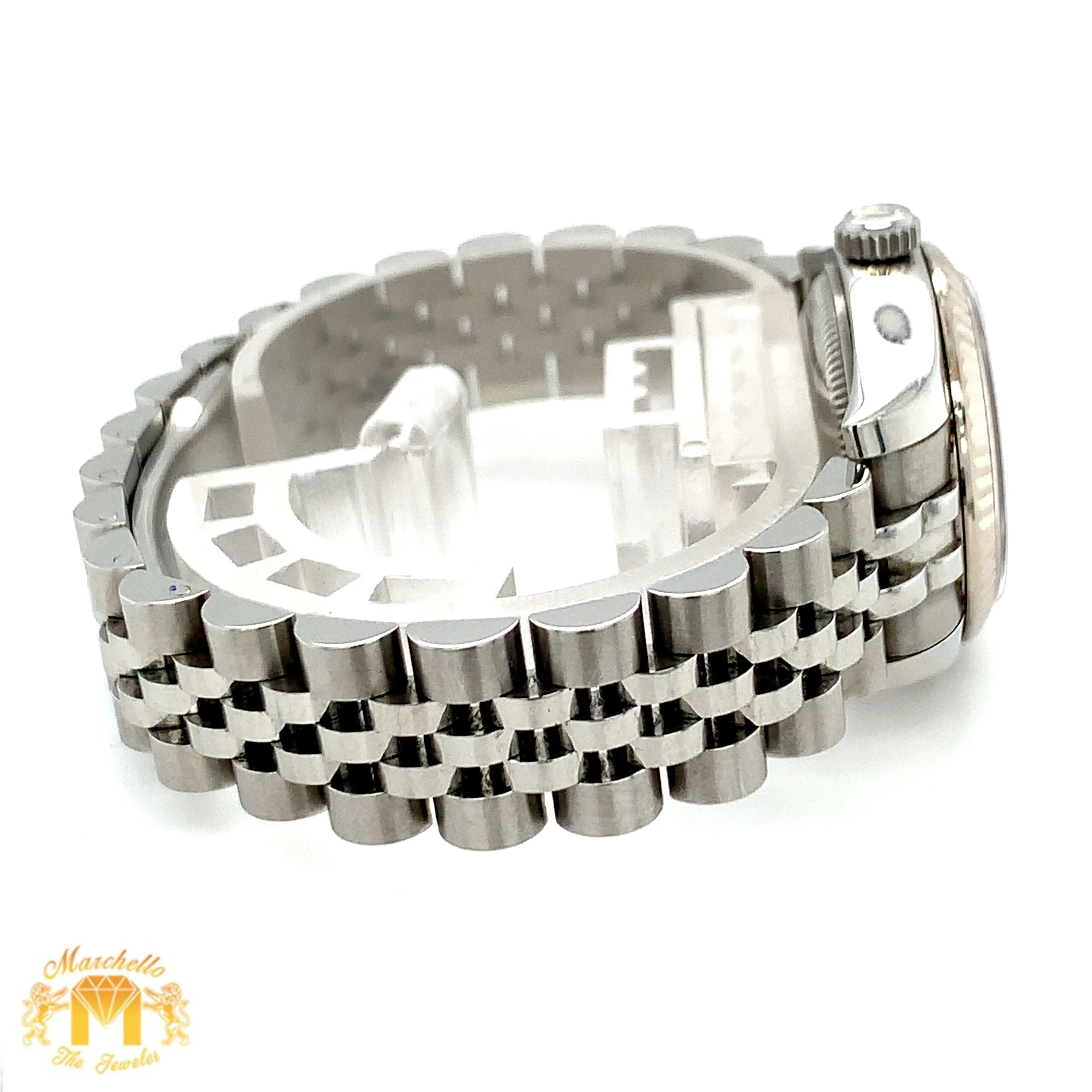 26mm Ladies`Rolex Datejust Watch with Stainless Steel Jubilee Bracelet