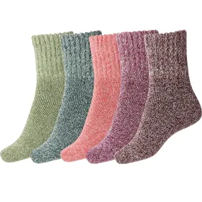 5 Pairs Of Winter Socks For Women