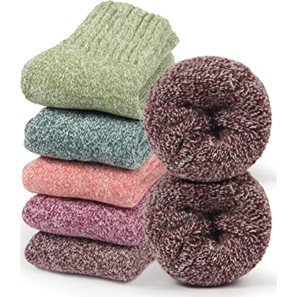 5 Pairs Of Winter Socks For Women