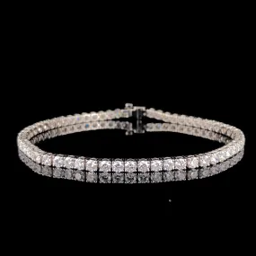 5 TCW Round Diamond tennis Bracelet