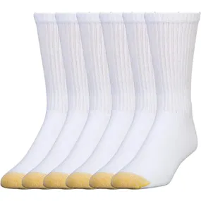 6 Pairs White Men's Socks