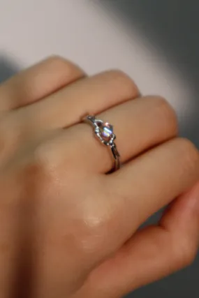 925 Sterling Silver Moonstone Ring