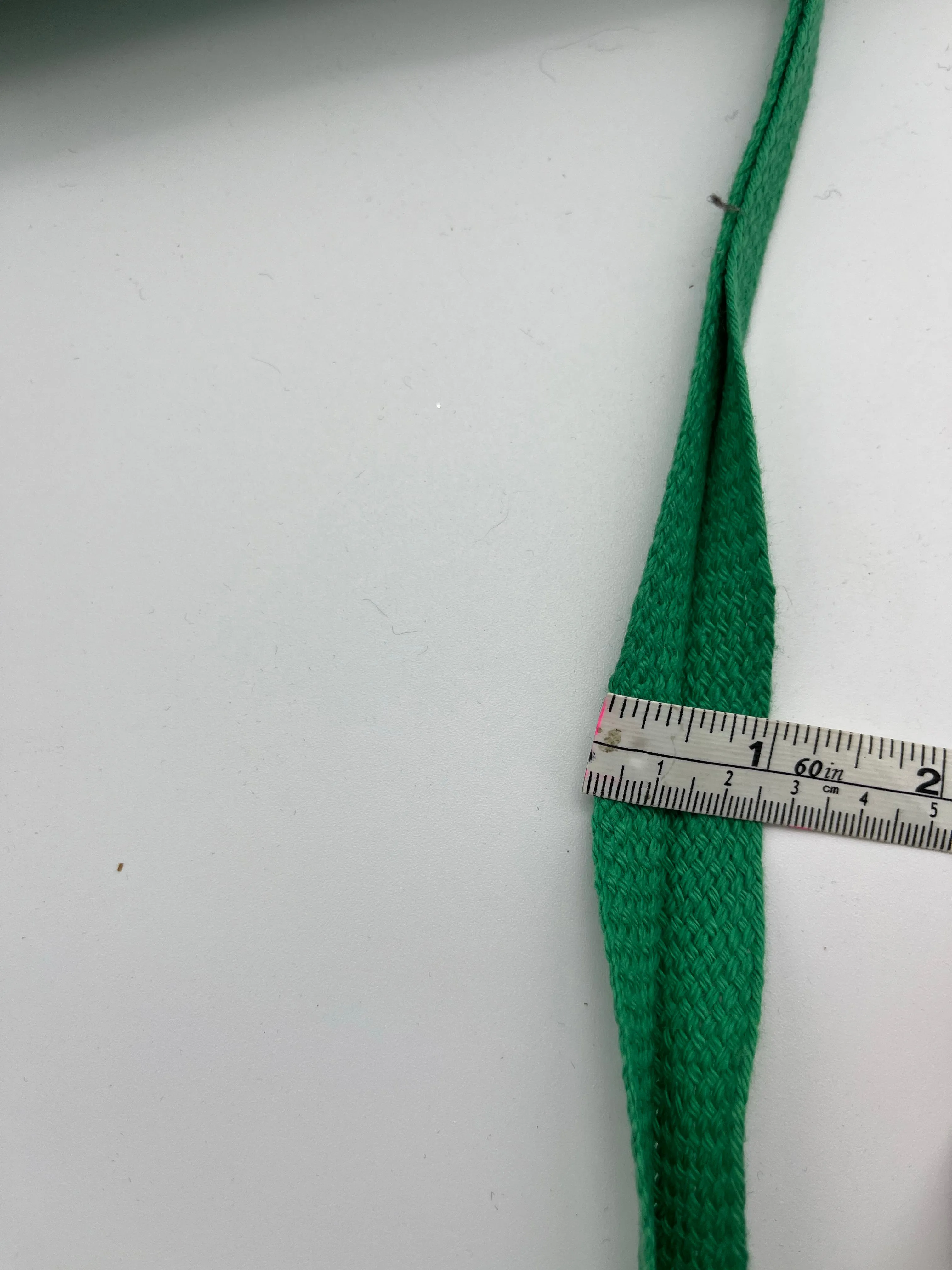 ACRYLIC & COTTON FOLD-OVER BRAID