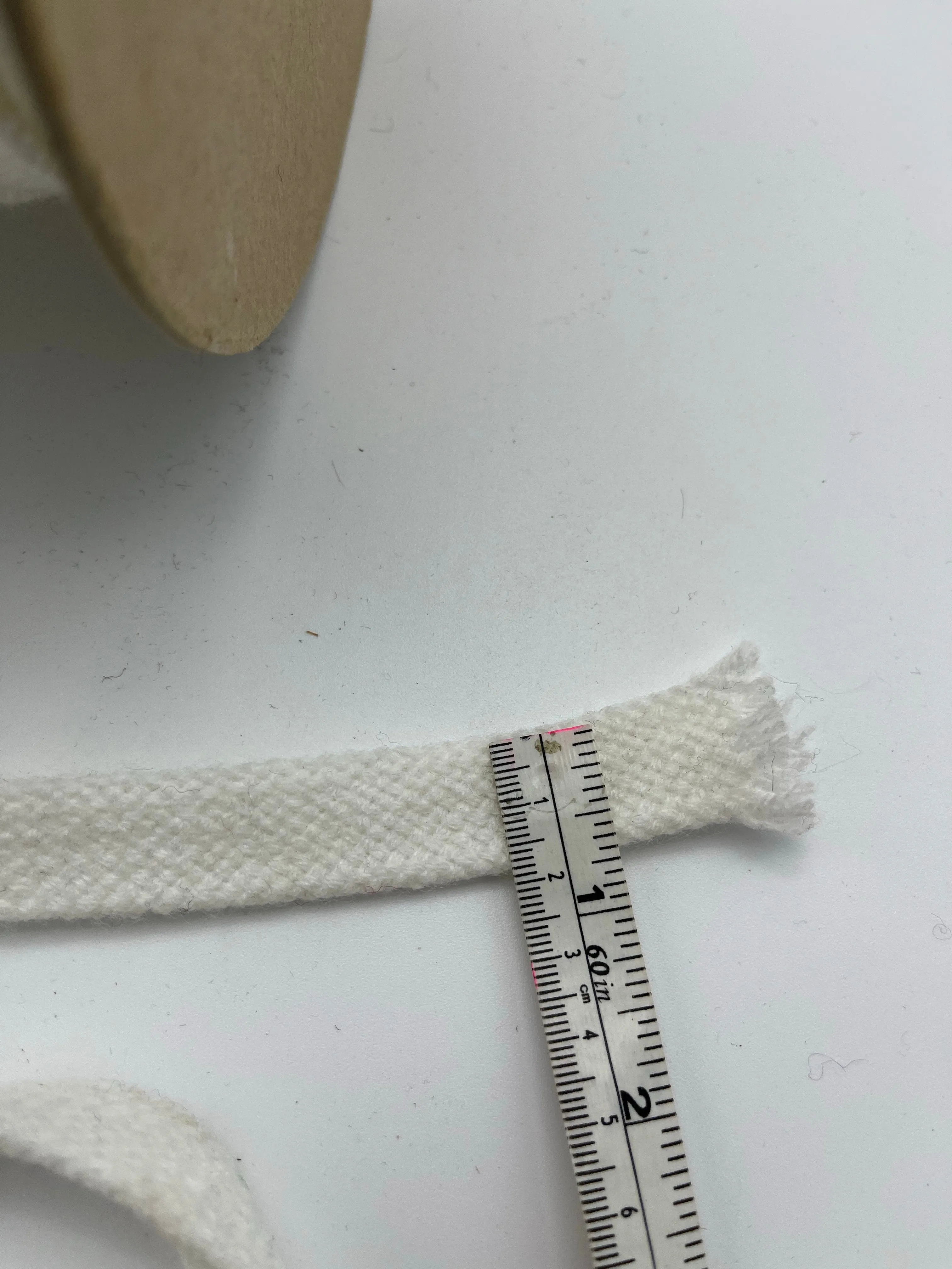 ACRYLIC & COTTON FOLD-OVER BRAID