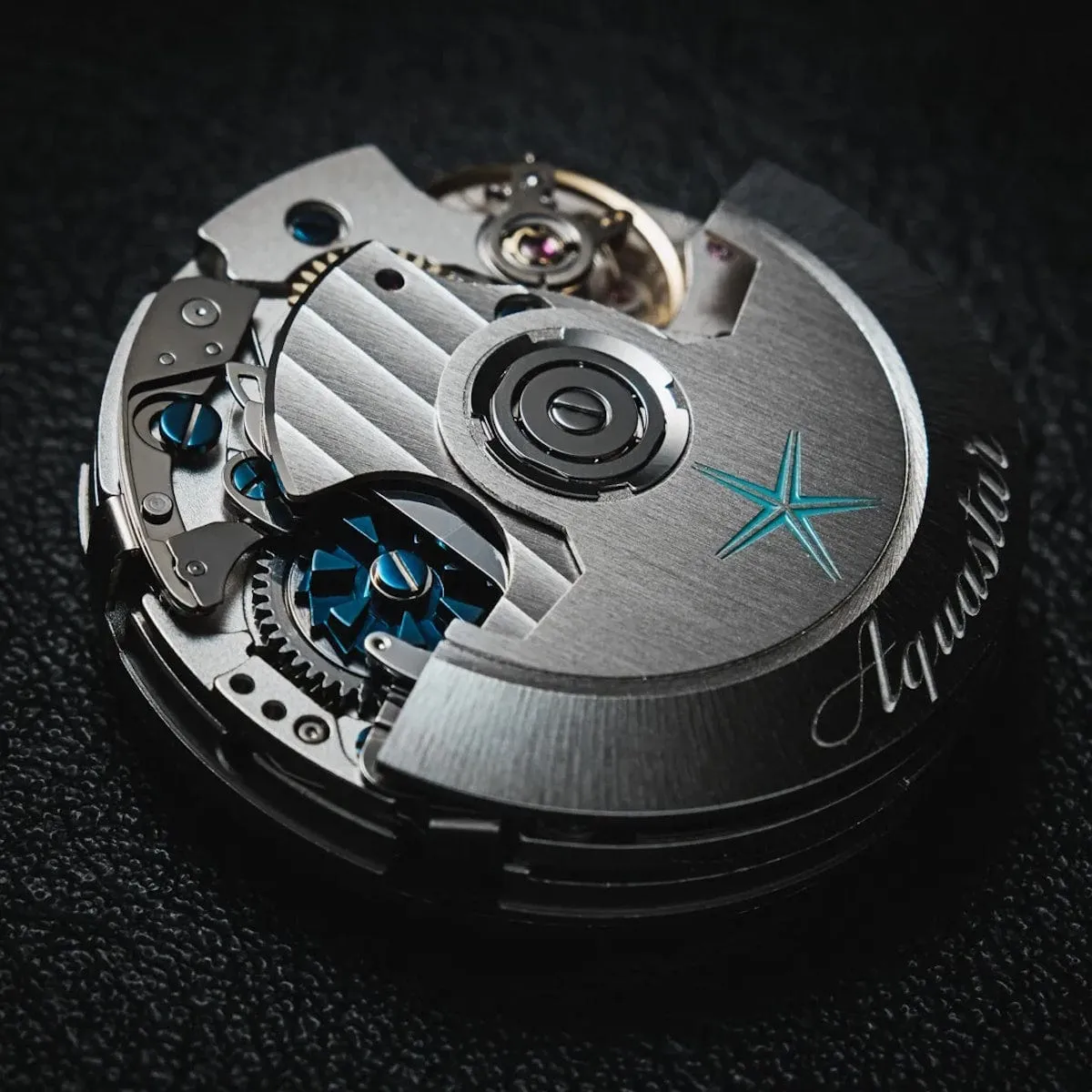 Aquastar Deepstar 39mm Chronograph Steel Grey Dial BOR Bracelet
