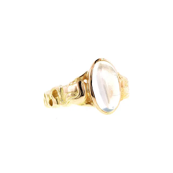 Art Nouveau Moonstone Ring