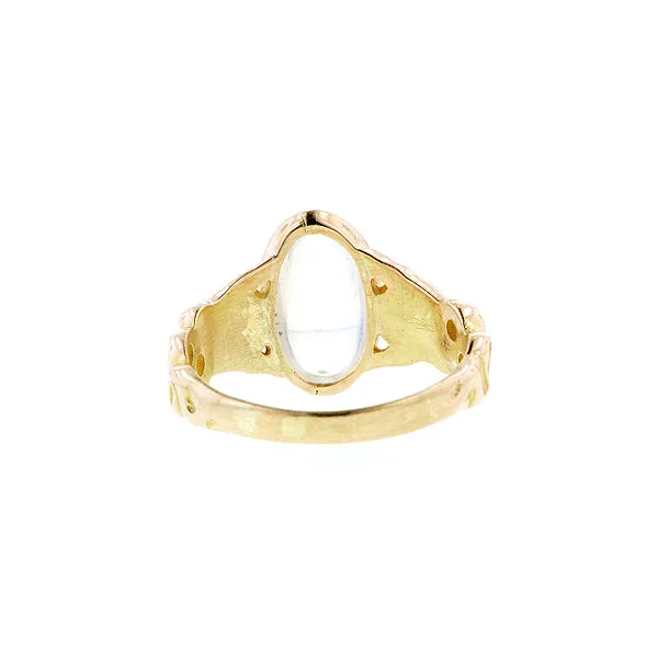 Art Nouveau Moonstone Ring