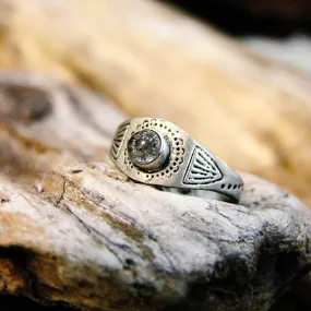 Aztec Silver Plated Ring
