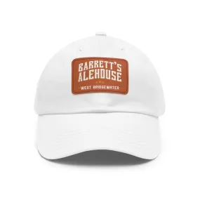 Barrett's Alehouse West Bridgewater Dad Hat with Leather Patch