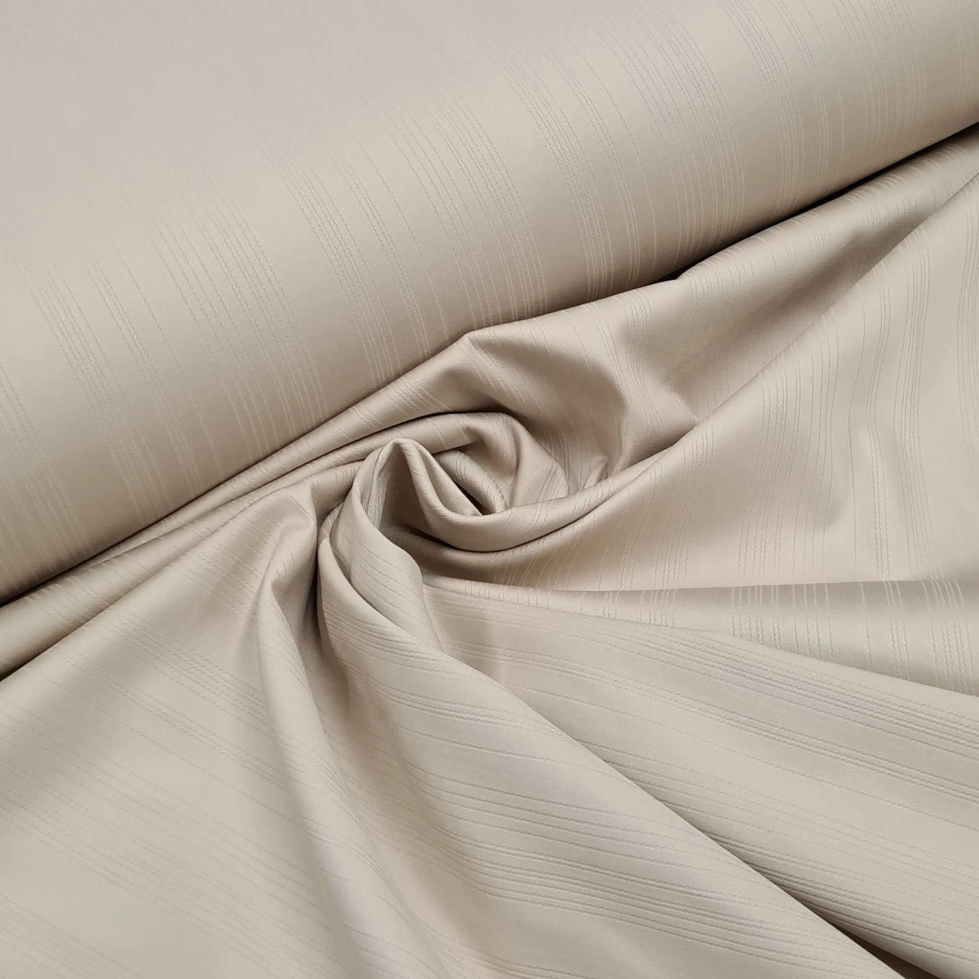 Beige Stretch Woven Cotton, sold by half metre