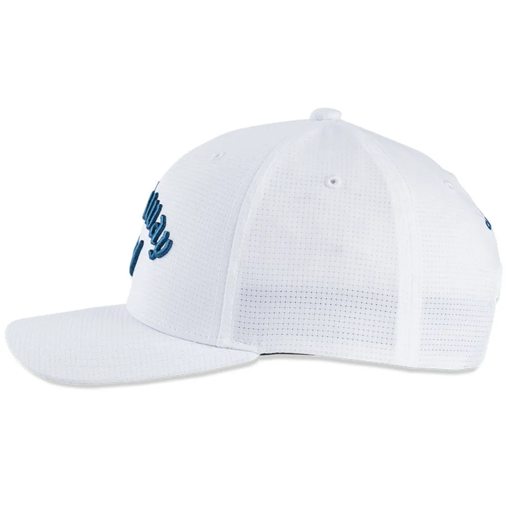 Callaway Tour Authentic Performance Cap - White/Blue Slate/Cement
