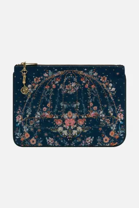 CAMILLA - Small Canvas Clutch SHE WHO WEARS THE CROWN
