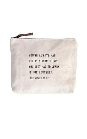 Canvas Zip Bags