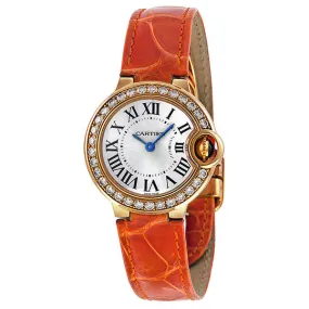Cartier Ballon Bleu 18 kt Yellow Gold Diamond Ladies Watch WE900151