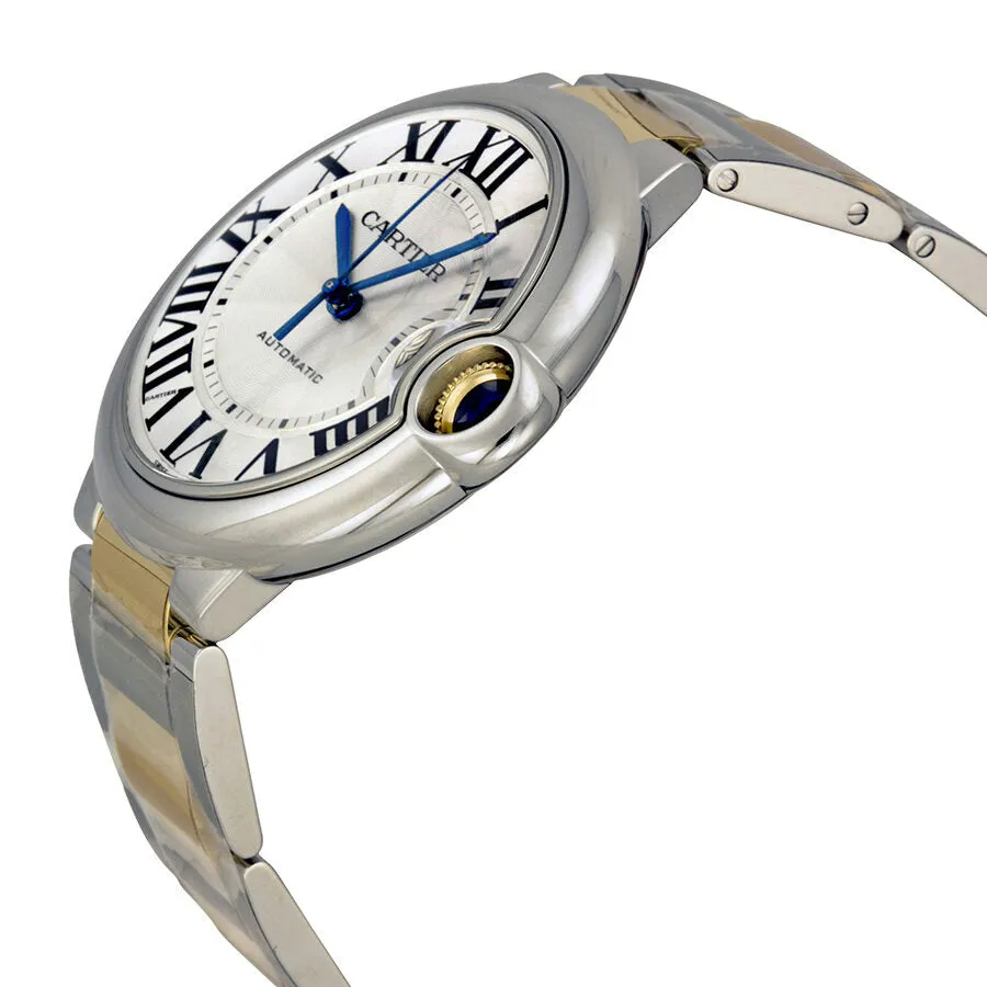 Cartier Ballon Bleu Silver Dial Men's Watch W69009Z3