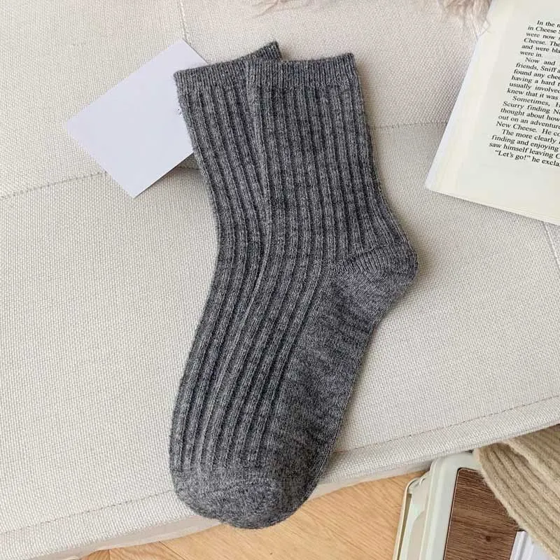 Cashmere Wool Long Casual Socks