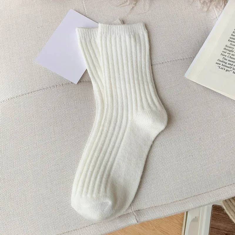 Cashmere Wool Long Casual Socks
