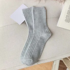 Cashmere Wool Long Casual Socks