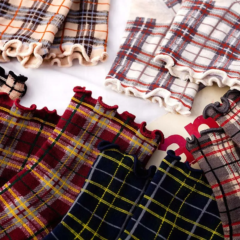 Casual Plaid Socks