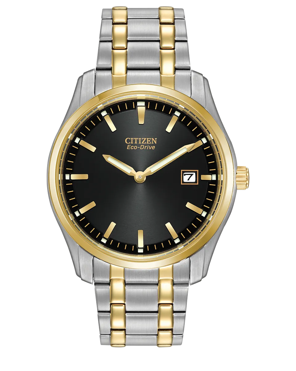 Citizen AU1044-58E Corso Eco-Drive 2 Tone Stainless Steel Strap Men Watches