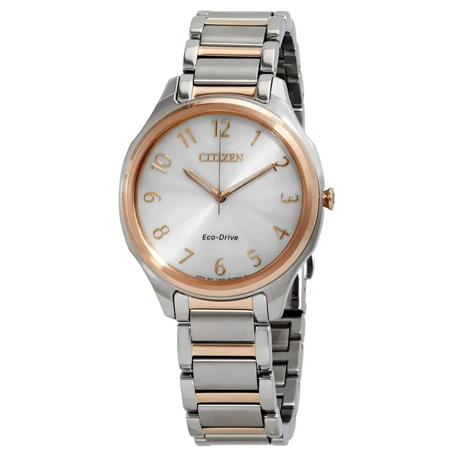 Citizen LTR Eco-Drive Silver Dial Ladies Watch EM0756-53A