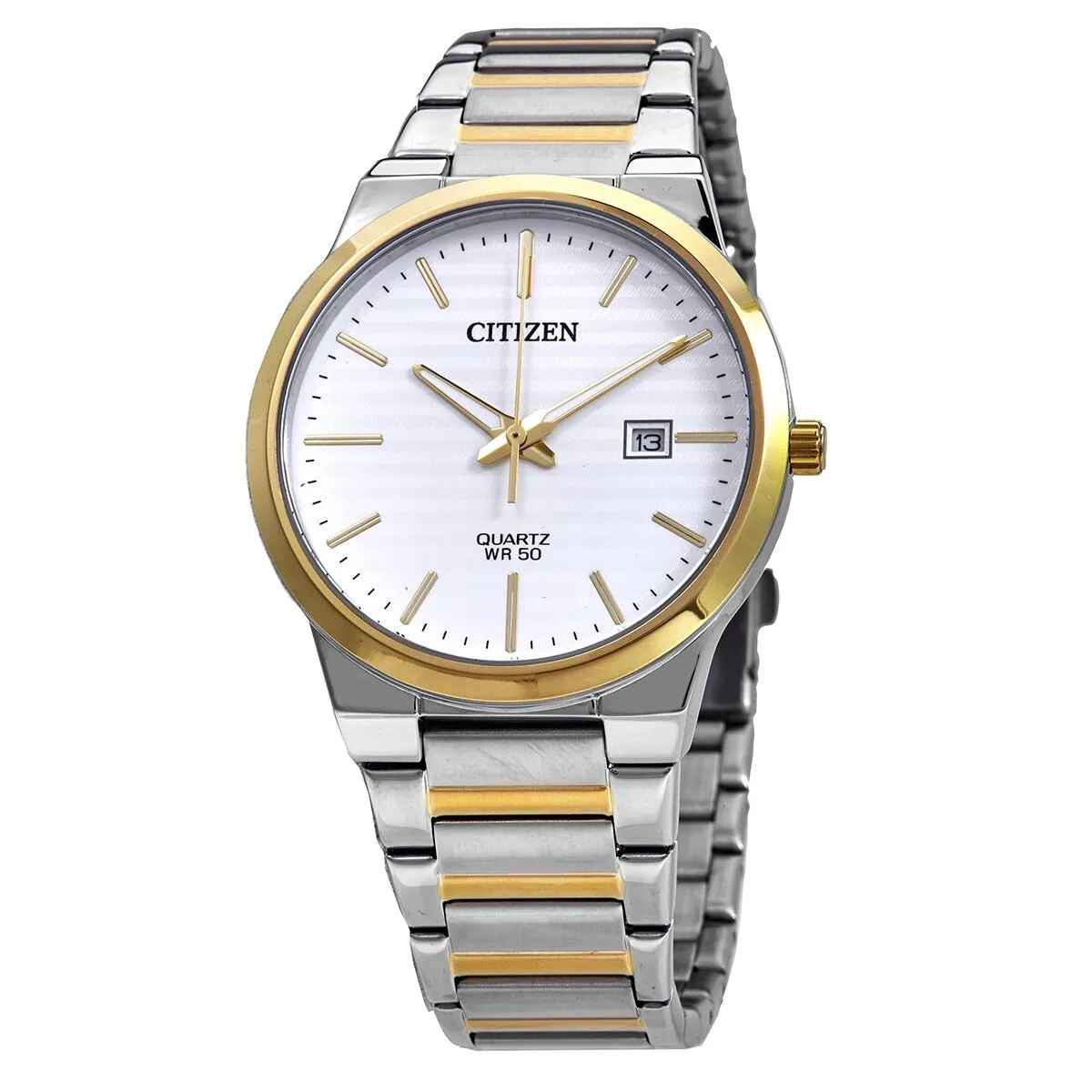 Citizen Quartz Silver Dial Two-tone Men's Watch BI5064-50A