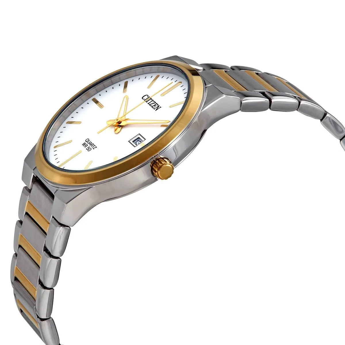 Citizen Quartz Silver Dial Two-tone Men's Watch BI5064-50A