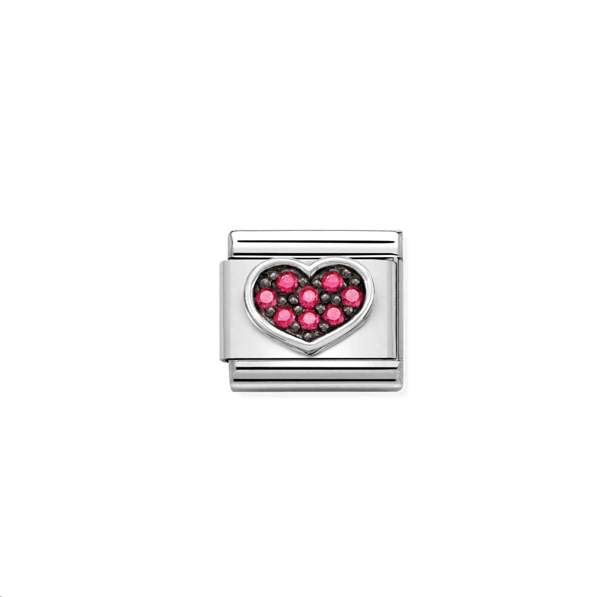 Composable Classic Link 330323/06 Heart Fushia CZ