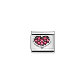 Composable Classic Link 330323/06 Heart Fushia CZ