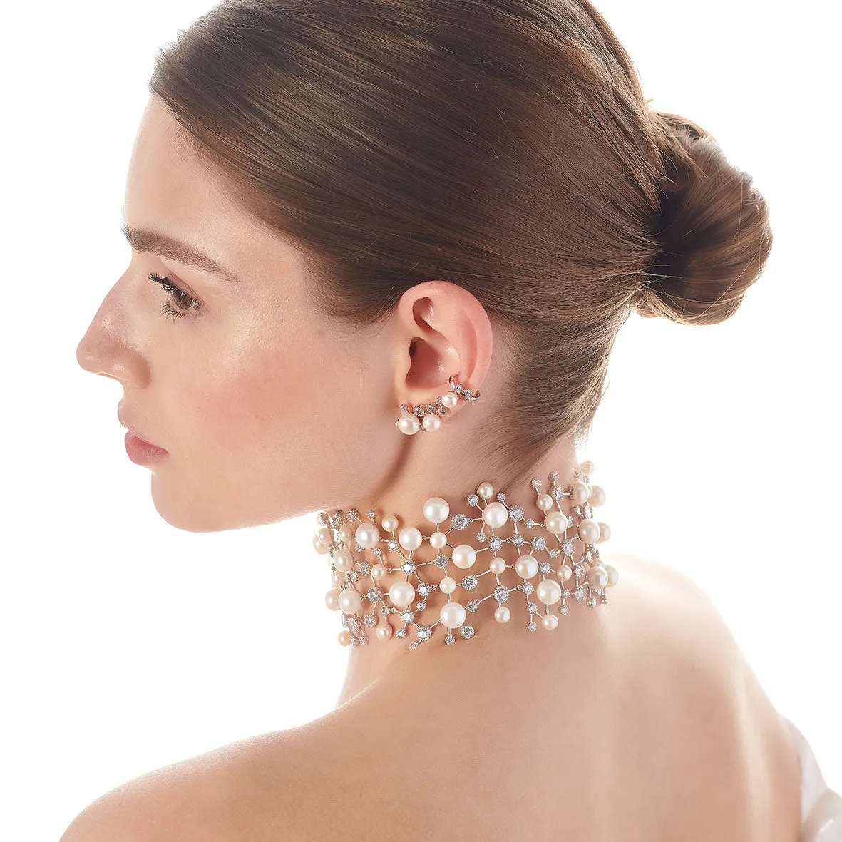 Constellation Pearl Ear Cuffs