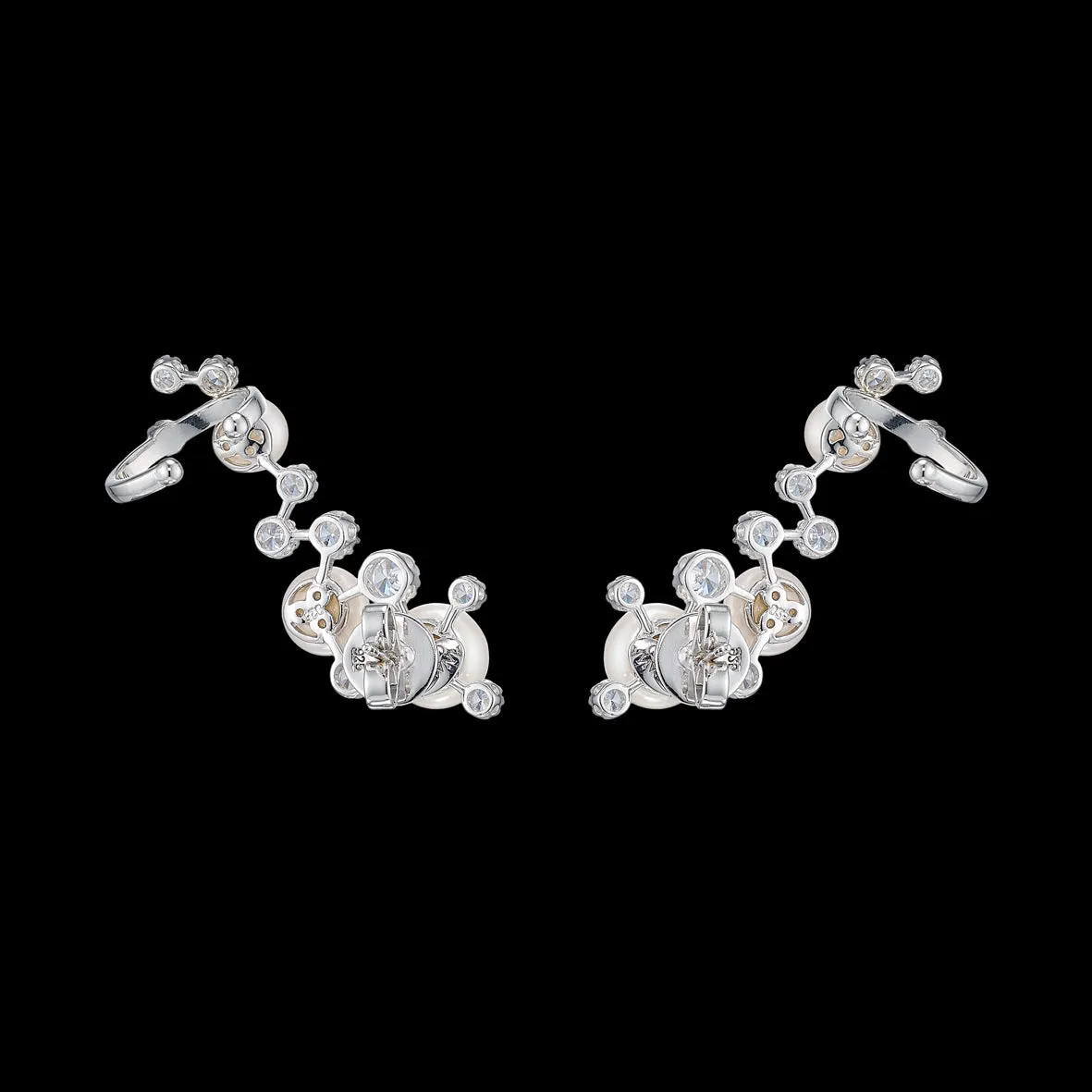 Constellation Pearl Ear Cuffs
