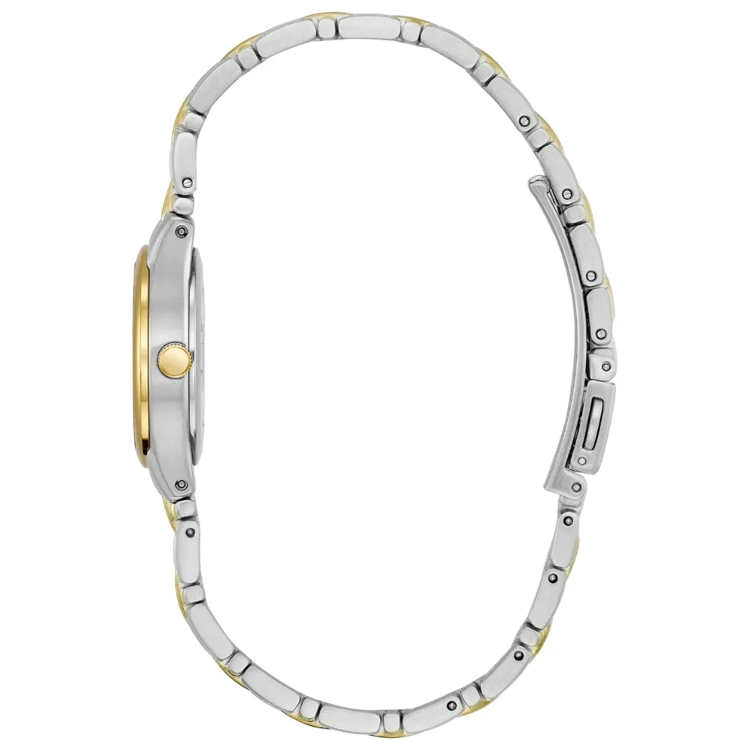 Corso Two-Tone Stainless Steel Bracelet with White Dial Watch by Citizen