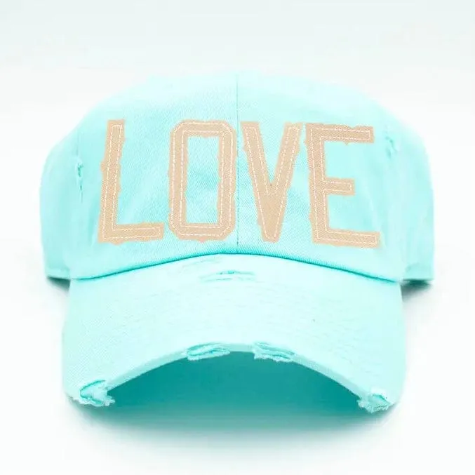 Cotton Mule Love Baseball Hat
