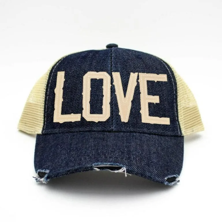 Cotton Mule Love Baseball Hat
