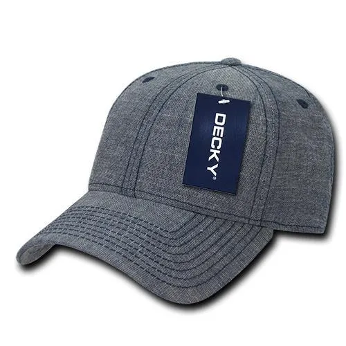 Decky 116 6 Panel Low Profile Structured Denim Cap - CASE Pricing
