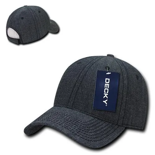 Decky 116 6 Panel Low Profile Structured Denim Cap - CASE Pricing