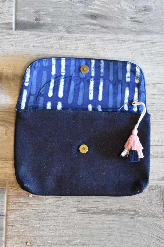 Denim Clutch