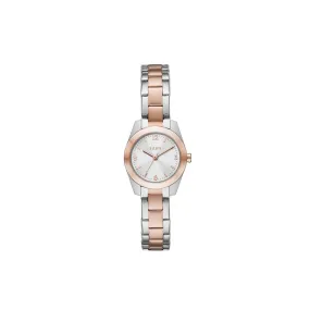 DKNY Nolita Stainless Steel 2 Tone Silver Watch