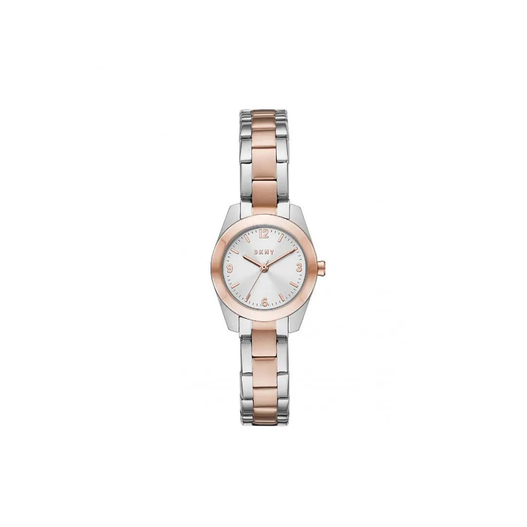 DKNY Nolita Stainless Steel 2 Tone Silver Watch