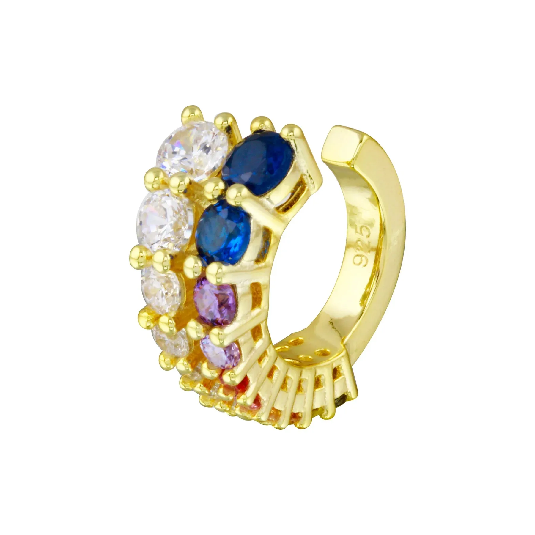 Double Row Diamond Cuff
