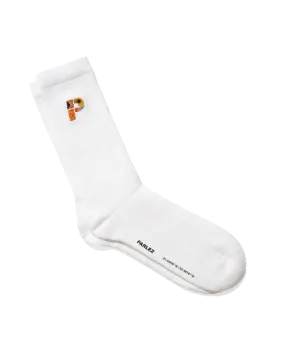 Dryden Socks in White